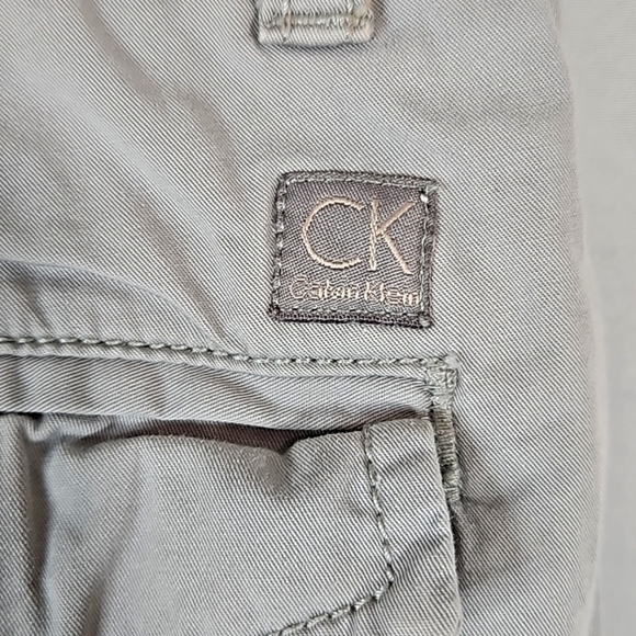 Calvin Klein Mens Gray Cargo Pants Size 40x32 - Picture 6 of 7